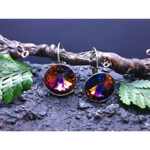 Swarovski Crystal Volcano Rhinestones Earrings